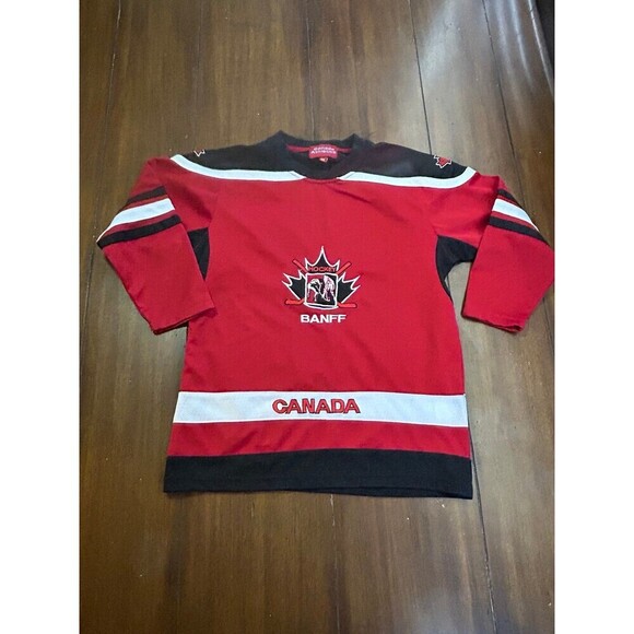 Youth Banff Canada Hockey Jersey Size 6X - Picture 1 of 7